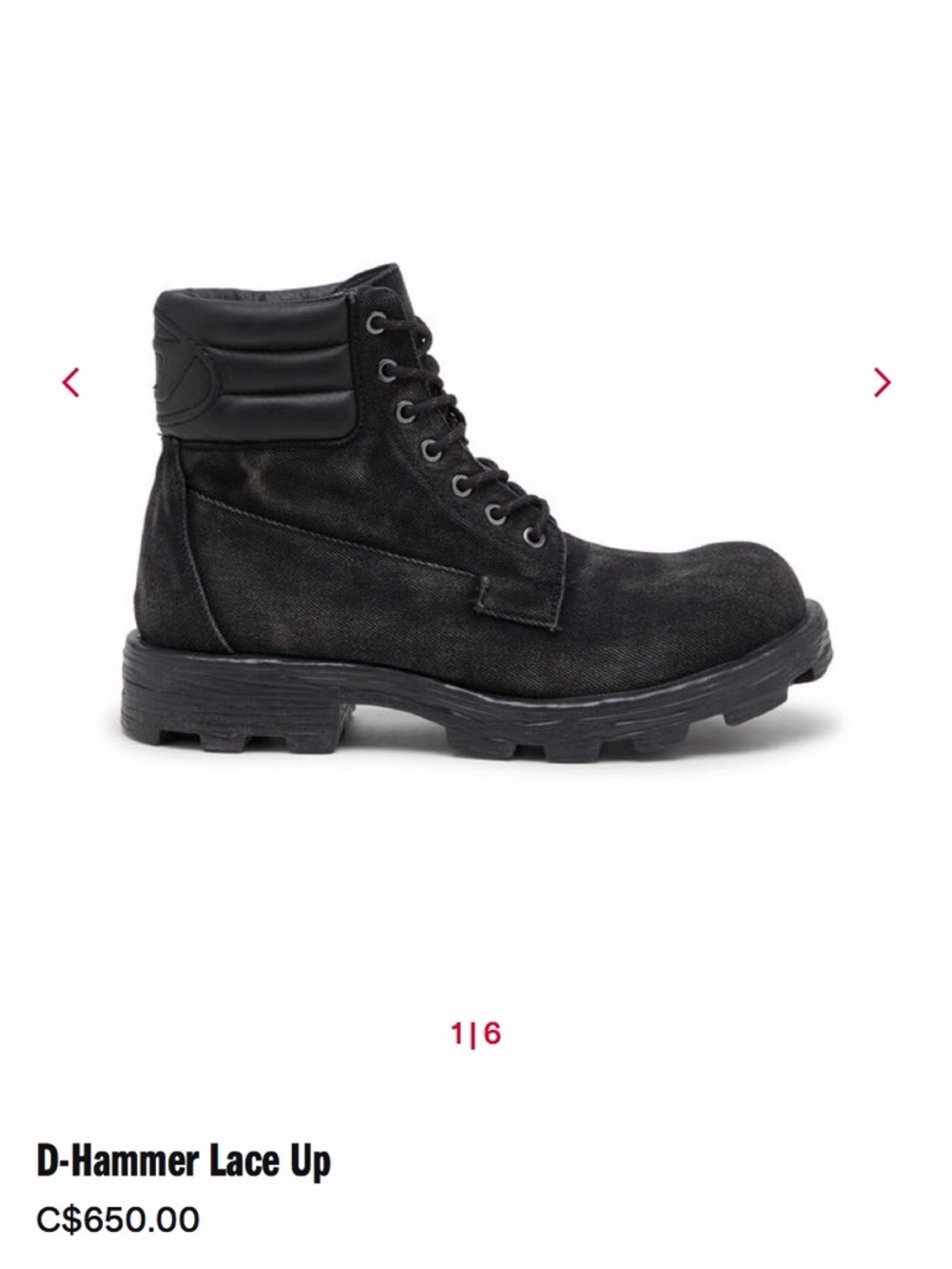 Diesel D- hammer Lace up